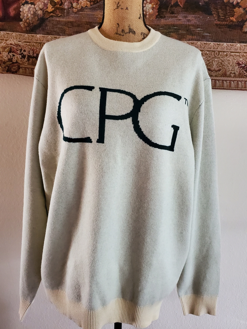 Pale Mint Crewneck Sweater - Men's Classic Knit